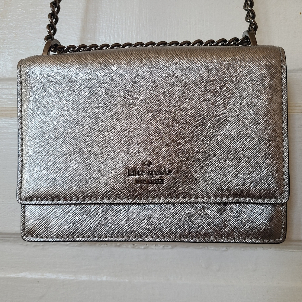 Kate Spade silver crossbody